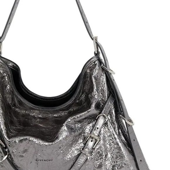 Givenchy Medium Voyou Bag in Laminated Leather - Picture 3 of 6